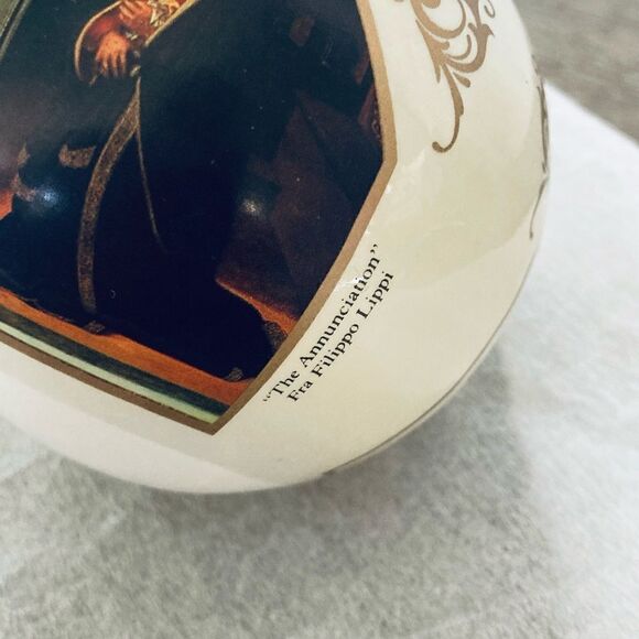 Hallmark The Annunciation Virgin Mary Vintage Christmas Ball Ornament - Picture 2 of 4